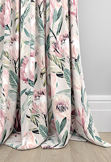 Ophelia, Blush - Made to Measure Curtains